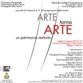 Arte torna Arte. Un patrimonio restituito